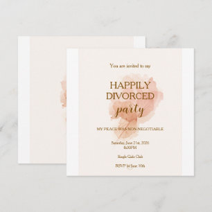 Invitation élégante et moderne pour une fête de di