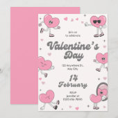 Invitation élégante et moderne pour une fête de la (Devant / Derrière)