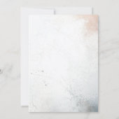 Invitation Elégante et perles blanches 21e anniversaire fête (Dos)