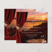 Invitation élégante et romantique pour une dégusta (Devant / Derrière)