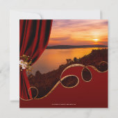 Invitation élégante et romantique pour une dégusta (Dos)