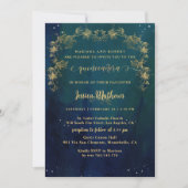 Invitation Elégante et unique étoile Night Quinceañera (Devant)
