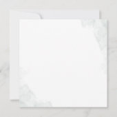 Invitation Elégante Eucalyptus Verdure Fête des mariées chic (Dos)