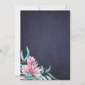 Invitation Elégante fête d'anniversaire de la marine de jarre (Dos)