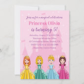 Invitation Élégante Fête d'anniversaire de la princesse royal (Devant)