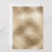 Invitation Elégante fête d'anniversaire de la Rose décorative (Dos)