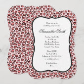 Invitation Elégante fête d'anniversaire du Poster de animal l (Devant / Derrière)