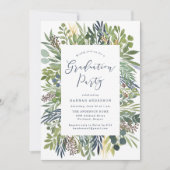 Invitation Élégante fête de Graduation de prairie sauvage (Devant)