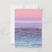 Invitation Élégante Fête de la Plage Tropicale (Dos)