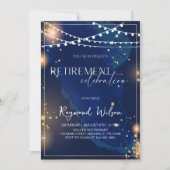 Invitation Élégante fête de la retraite (Devant)
