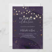 Invitation Élégante fête de la retraite (Devant)