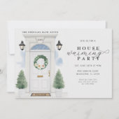 Invitation Elégante fête de l'aquarelle (Devant)