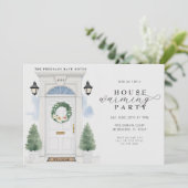 Invitation Elégante fête de l'aquarelle (Debout devant)