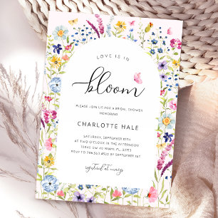 Invitation Élégante Fête de Mariage Florale Rose