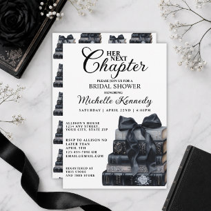 Invitation Élégante Fête de Mariage sur le thème du Livre Noi