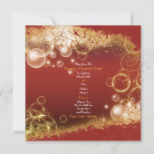 Invitation Élégante fête de Noël (Dos)