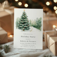 Élégante Fête de Noël d'entreprise moderne