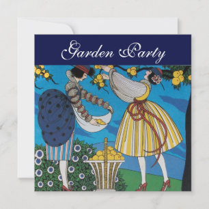 INVITATION ÉLÉGANTE FÊTE DES JARDINS D'ÉTÉ