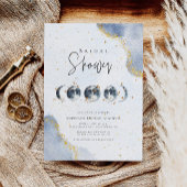 Invitation Élégante Fête des mariées céleste