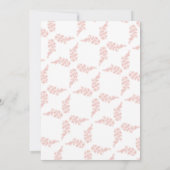 Invitation Elégante Fête des mariées Champagne de raisin (Dos)