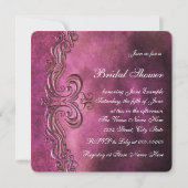 Invitation Elégante Fête des mariées Champagne et Cupcake (Dos)