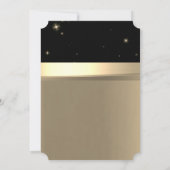 Invitation Élégante Fête des mariées chic brillante (Dos)