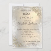 Invitation Élégante Fête des mariées Chic Gold (Devant)