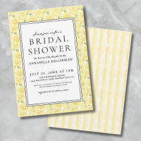 Élégante Fête des mariées Citrus jaune citron