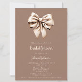 Invitation Élégante Fête des mariées de boîte de coquette Bro