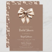 Invitation Élégante Fête des mariées de boîte de coquette Bro