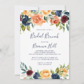 Invitation Élégante Fête des mariées de brunch de la nuptiale (Devant)