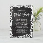 Invitation Elégante Fête des mariées de cadre Fairy Castle Th (Debout devant)