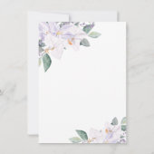 Invitation Elégante Fête des mariées de dégustation de vin aq (Dos)