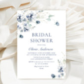 Invitation Elégante FÊTE DES MARIÉES de feuillage d'hiver ble