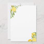 Invitation Élégante Fête des mariées de la taille principale (Dos)