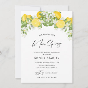 Invitation Élégante Fête des mariées de la taille principale