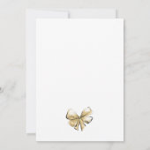 Invitation Élégante Fête des mariées de Mariage de mariée cla (Dos)