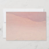 Invitation Elégante Fête des mariées de mariage Starfish Beac (Dos)