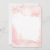 Invitation Élégante Fête des mariées de Parties scintillant e (Dos)