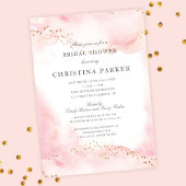 Invitation Élégante Fête des mariées de Parties scintillant e