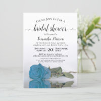 Elégante Fête des mariées de Rose bleu turquoise r