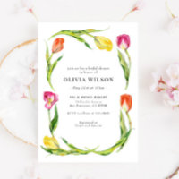 Elégante Fête des mariées de tulipe à fleurs de pr