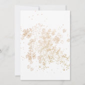 Invitation Elégante Fête des mariées de verdure or Eucalyptus (Dos)