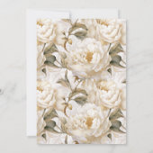 Invitation Élégante Fête des mariées équestre de mariée (Dos)