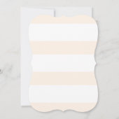 Invitation Elégante Fête des mariées florale de Boho (Dos)