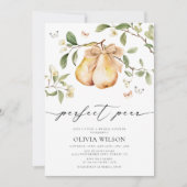 Invitation Élégante Fête des mariées florale parfaite (Devant)