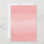 Invitation Elégante Fête des mariées Gold Heart (Dos)