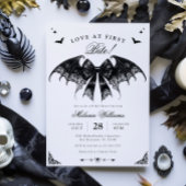 Invitation Élégante Fête des mariées gothique