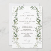 Invitation Élégante Fête des mariées Mariage (Devant)