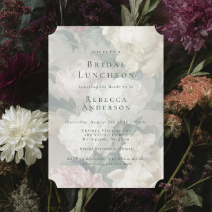 Invitation Elégante Fête des mariées Mariage baroque